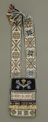 Schultertasche, Chippewa, Native American